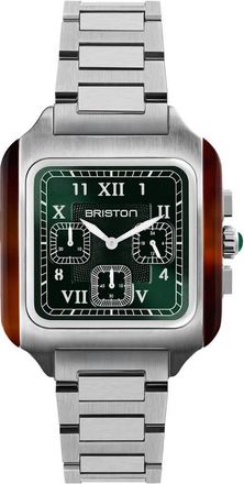 Briston Streamliner Chronograph Quartz Green Dial Mens Watch 261838SAT10SB