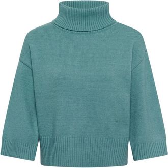 Saint Tropez Maglione Dolcevita - - Knitwear - Donna - Blu - S