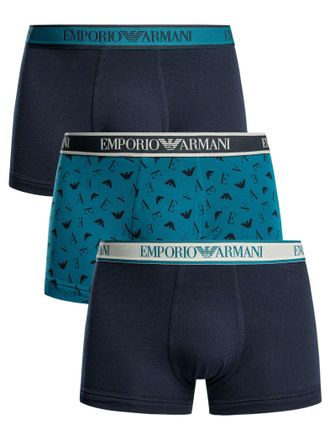 Emporio Armani Trunk 3-Pack, Blauw
