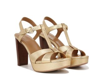 Naturalizer Marnie Womens Shoes Dark Gold Faux Leather : 10.5 M (B)