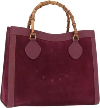 Gucci Pre-owned Handbags, female, Purple, Size: ONE SIZE Pre-owned Vintage Handbag