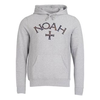 Noah x Barbour Logo Hoodie Grey SS11FW20