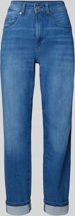 M.A.C Mom Fit Jeans im 5-Pocket-Design Modell Carol in Dunkelblau, Gr&ouml;&szlig;e 34/26