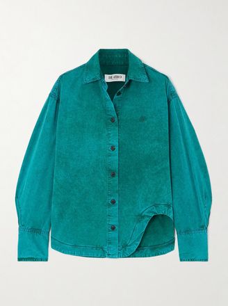 The Attico Camicia In Denim - Blu