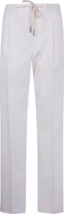 Tagliatore Pantaloni dritti in cotone - Bianco