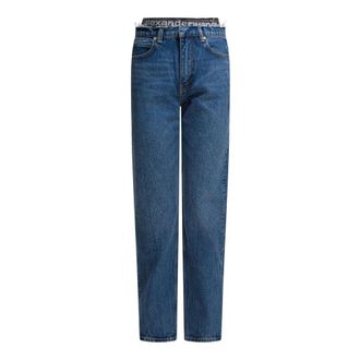 Alexander Wang Alexander Wang, Straight Jeans, female, Blue, Size: W25 Blue Noos EZ Jeans Womens Clothing