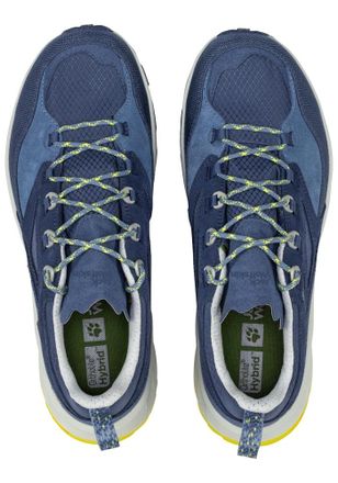 Jack Wolfskin Wanderschuh JACK WOLFSKIN CYROX TEXAPORE LOW M, Herren, Gr. UK 7 - EU 40,5, Normalschaft, blau (evening, sky), Main Material Second Material 100% Poly