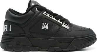 Amiri Logo-embellished Leather Sneakers