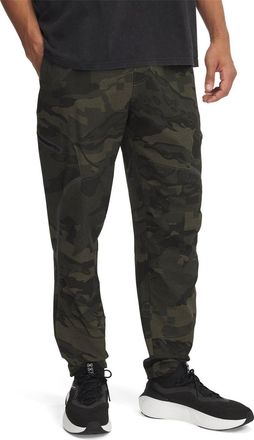 Under Armour Mens Unstop Cargo Tracksuit Bottoms Green S