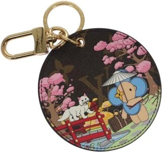 Louis Vuitton Pre-owned Accessories, female, Brown, Size: ONE SIZE Pre-owned Canvas Key Holder