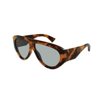 Gucci Aviator Zonnebril - Dames - Accessoires - Bruin - Maat: 58 MM Nylon
