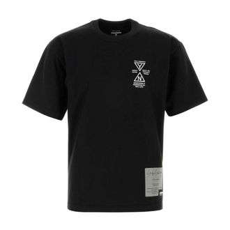 Yohji Yamamoto T-Shirts, male, Black, Size: M X Neighborhood Graphic T-Shirt