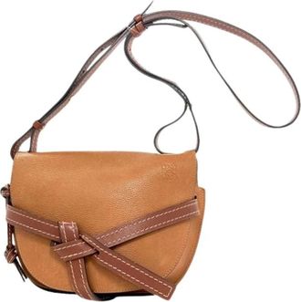 Loewe Pre-owned Cross Body Bags, female, Brown, Size: ONE SIZE Pre-owned Shoulder Bag