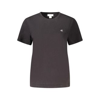 Calvin Klein Zwarte Katoenen Dames T-Shirt