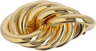 Jil Sander Elegante Messing Broche - Dames - Broches - Geel - ONE Size - Accessoires