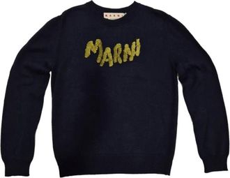 Marni Hombre, Sudaderas, Azul, Talla: L