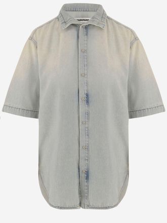 Darkpark Jeanshemd aus gemischter Baumwolle