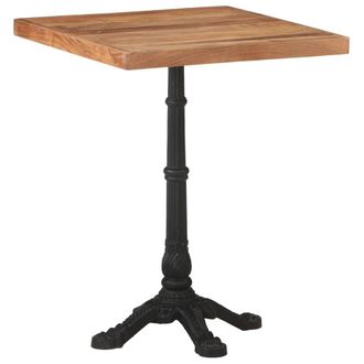 vidaXL Vidaxl - Mesa De Bistr&oacute; Madera Maciza De Acacia 60x60x76 Cm