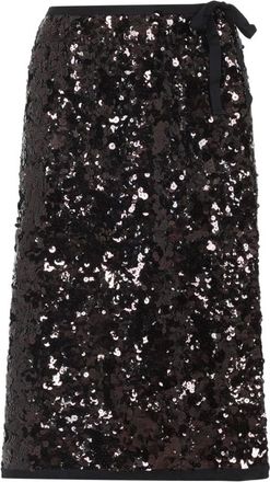 Prada Dames, Rokken, Zwart, Maat: M Polyamide