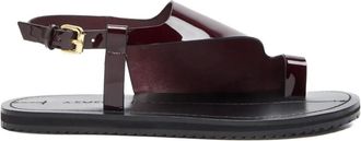 A.Emery Milne sandals - women - Rubber/Leather/Leather - 36 - Red