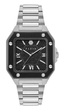 Philipp Plein Plein Edge Heren Horloge Zilverkleurig PWYGA0226
