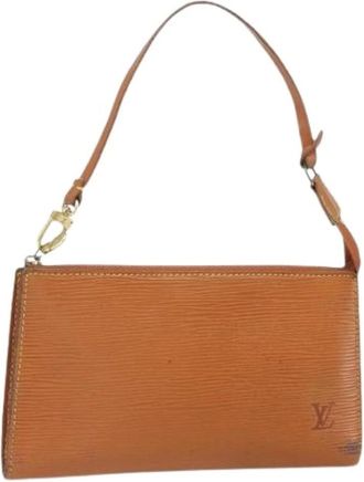 Louis Vuitton Pre-owned Shoulder Bags, female, Brown, Size: ONE SIZE Pre-owned Leather Shoulder Bag