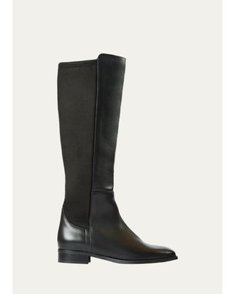 Aquatalia 25mm Sabrena Waterproof Leather Knee-High Boots