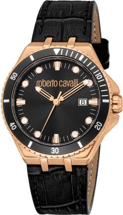Roberto Cavalli Virtu Black Dial Mens Watch RC5G149L0035