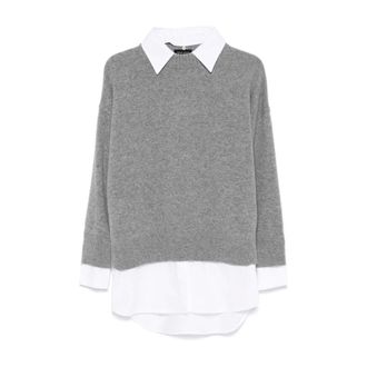 Roberto Collina Mujer, Jerseys, Gris, Talla: S