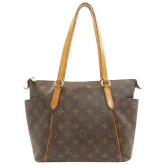 Louis Vuitton Tote Pre-owned Vintage in Tela Monogram - - Pre-owned - Donna - Marrone - ONE SIZE