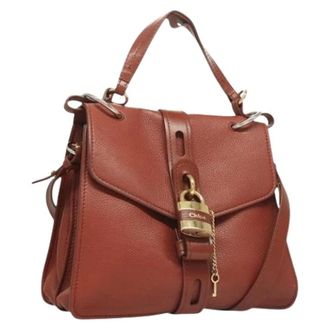 Chlo&eacute; Pre-owned Handbags, female, Brown, Size: ONE SIZE Pre-owned Hand Bag