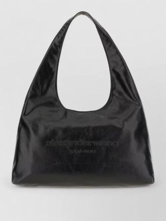 Alexander Wang leather shoulder bag curved handle design