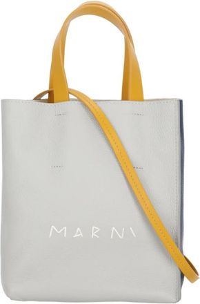 Marni Museo Soft Mini - Dames - Shoppers - Veelkleurig - ONE Size - Leer - Tassen