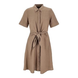 Ralph Lauren 200905667016 - Dames - Shirt Kleedjes - Beige - M - Kleedjes