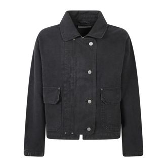 Mfpen Denim Jackets, male, Gray, Size: L Courier Jacket