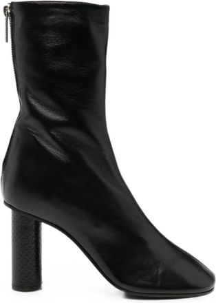 PARIS TEXAS Black Zipper Boots