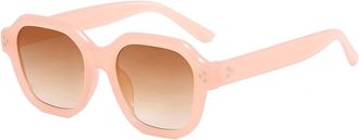 Generic Mens And Womens Vacation Sunglasses Outdoor Driving Commuter Sun Glasses(Clear)