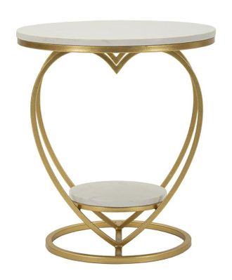 Mauro Ferretti Mesa Coraz&oacute;n Dorado Cm &Oslash; 40x45,5