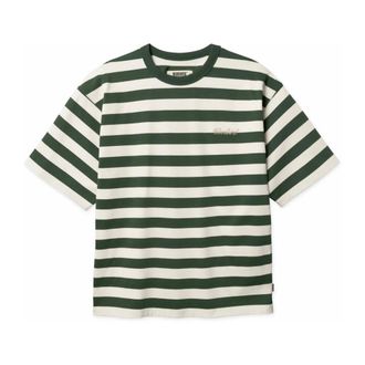 Woodbird T-Shirts, male, Green, L, WBBeam Stripe Tee
