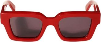 Off-white Ow 1022 Virgil Zonnebril - unisex - Zonnebrillen - Rood - 50 MM - Accessoires