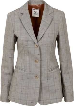 Semicouture Jacket Herminia - Dames - Blazers - Grijs - S - Wol - Jassen
