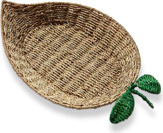 Tag Lemon Seagrass Tray Natural Seagrass Summer in Brown at Nordstrom