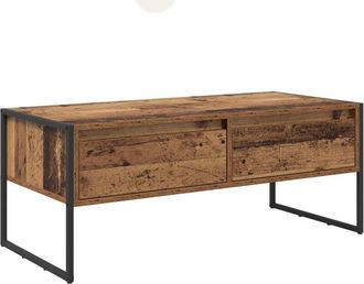 vidaXL Coffee Table Old Wood 100 x 46 x 40 cm Engineered Wood vidaXL