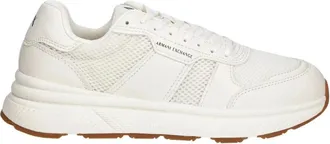 A|X Armani Exchange Logo-print Panelled Sneakers - Heren - Sneakers - Wit - 43 EU - Schoenen