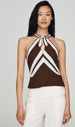 Maeve Halter Front-Tie Top