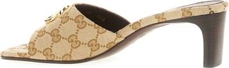Gucci Schoenen, Dames, Bruin, 40 EU, Heeled Mules