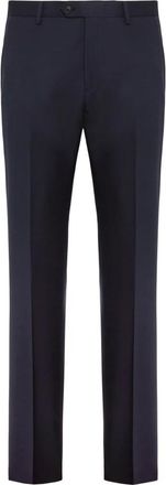 Boggi Milano Heren, Broeken, Blauw, Maat: 2XL Wol