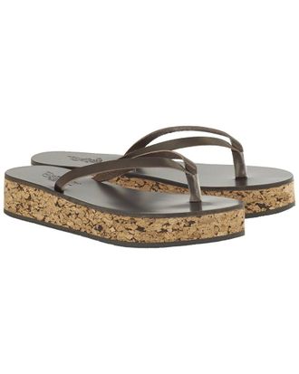 Ancient Greek Sandals Spetses Leather Thong Sandal