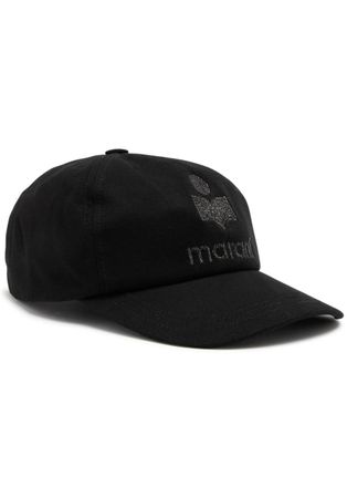 Isabel Marant Isabel Marant étoile Tyron Metallic-logo Canvas cap - Black - 57 (M/L)