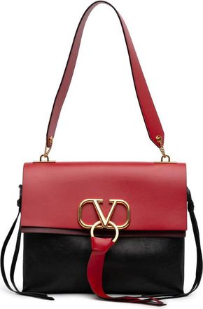 Valentino Pre-owned Valentino Medium Colorblock Calfskin Vring Shoulder Bag Ladies 1EKY9VHKIM6O4X9O